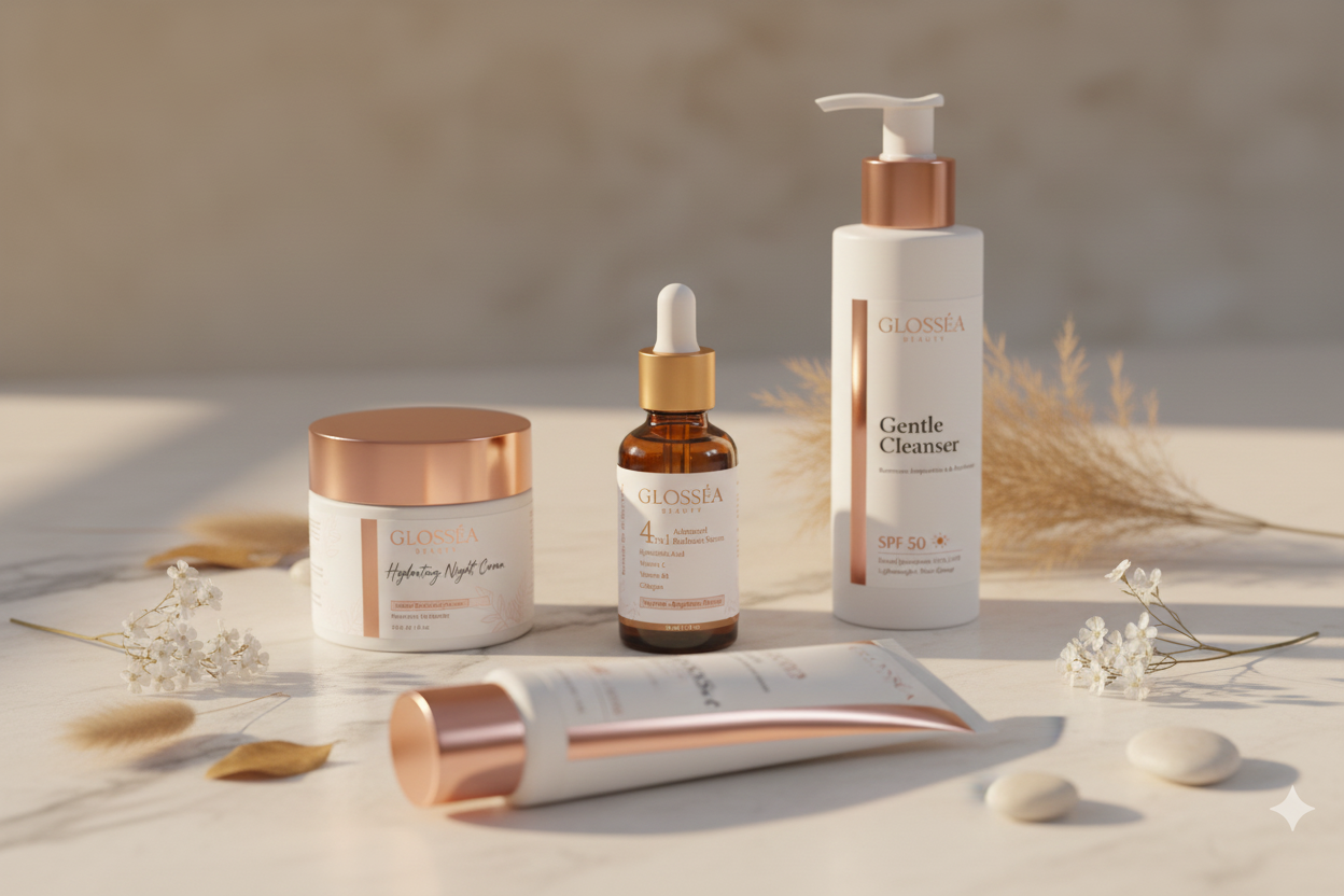 skincare solutions by Glosséa Beauty