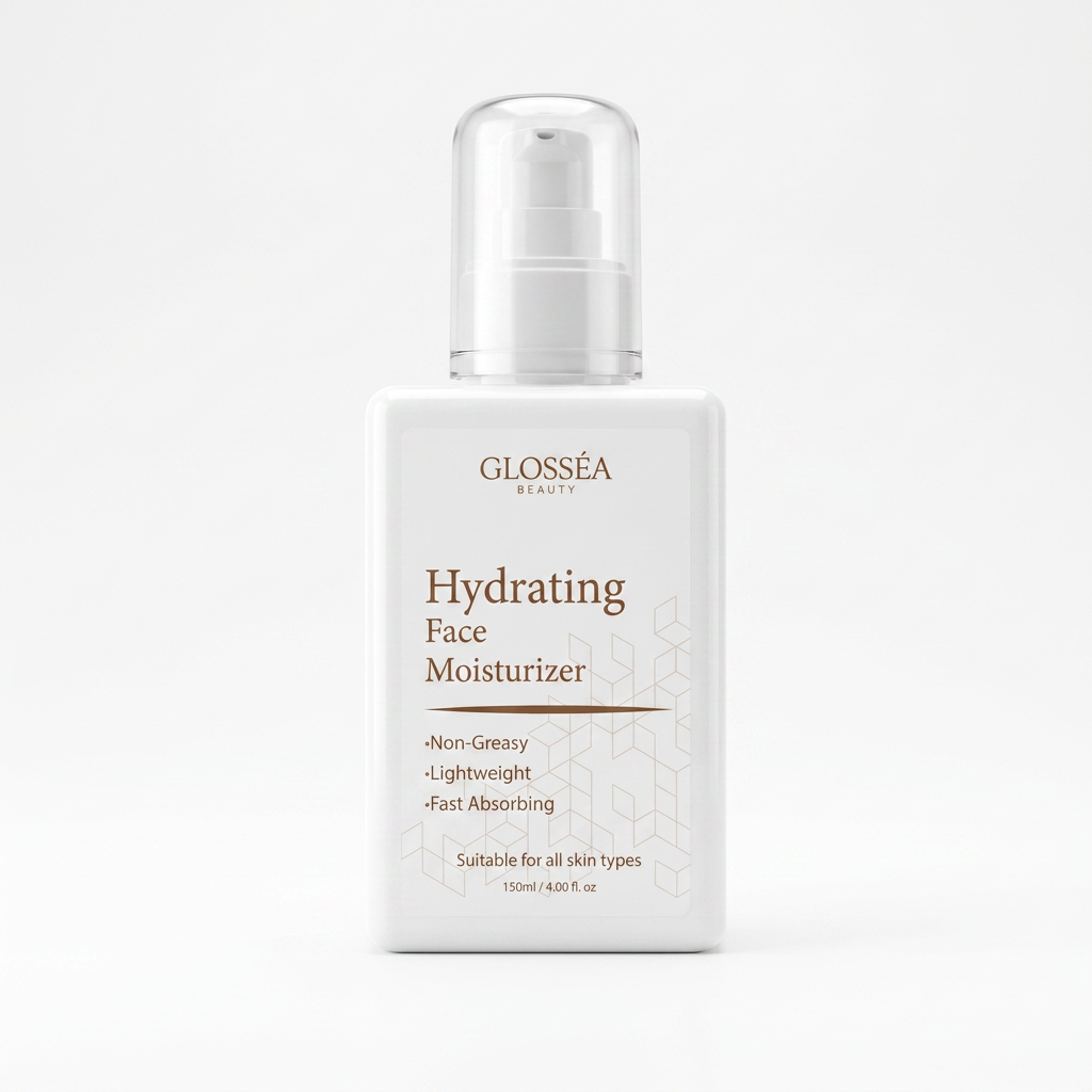 Glosséa Beauty Hydrapure Lightweight Face Moisturizer 
for All Skin Types – 150ml