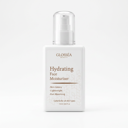 Glosséa Beauty Hydrapure Lightweight Face Moisturizer 
for All Skin Types – 150ml