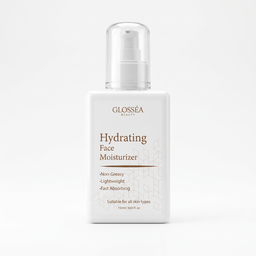 Glosséa Beauty Hydrapure Lightweight Face Moisturizer 
for All Skin Types – 150ml
