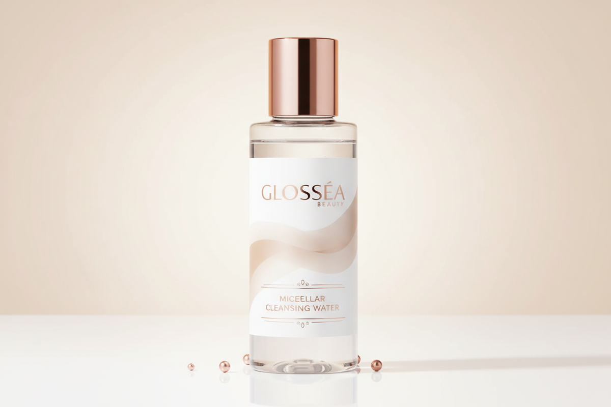Glosséa Micellar Cleansing Water - Transparent Plastic